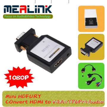 Mini Hdfury HDMI to VGA+YPbPr+Audio Adapter